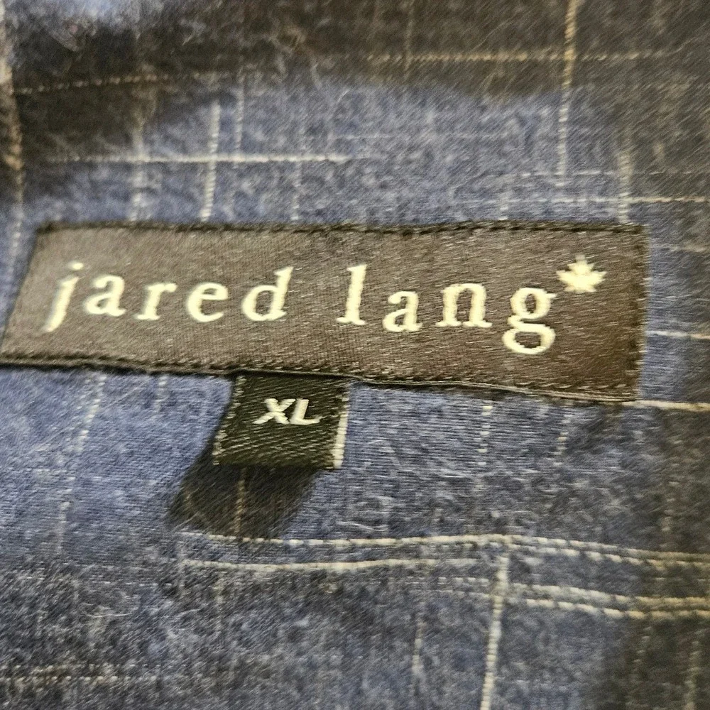 Jared Lang Button Down Shirt Long Sleeve Patterned Casual Men's XL - Picture 5 of 9